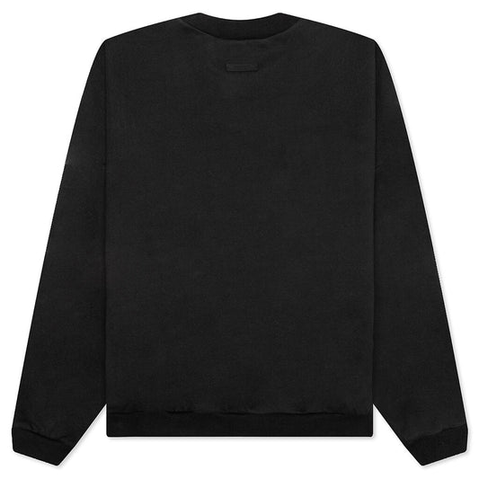 Heavy Fleece Crewneck - Black