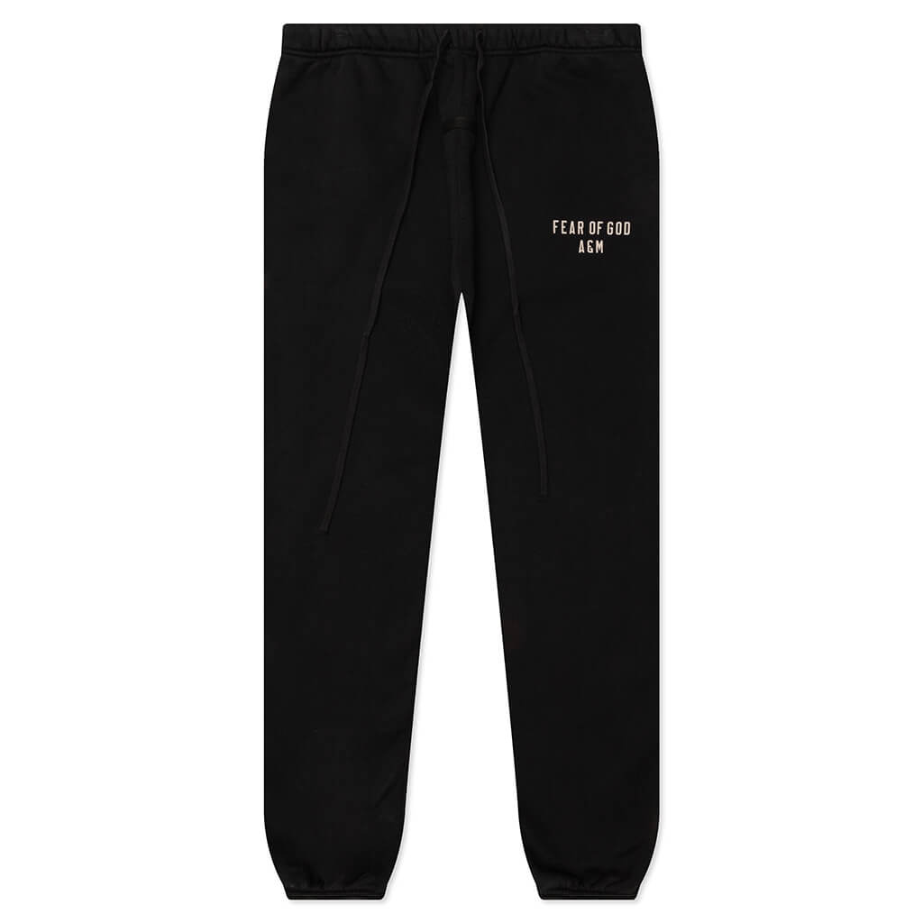 Heavy Fleece Essential Sweatpant - Black