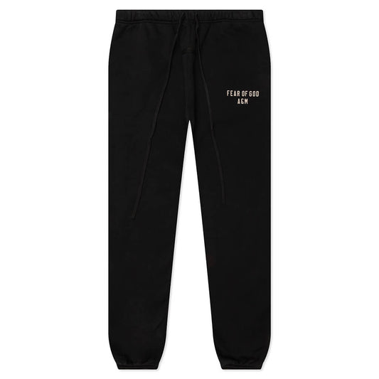 Heavy Fleece Essential Sweatpant - Black