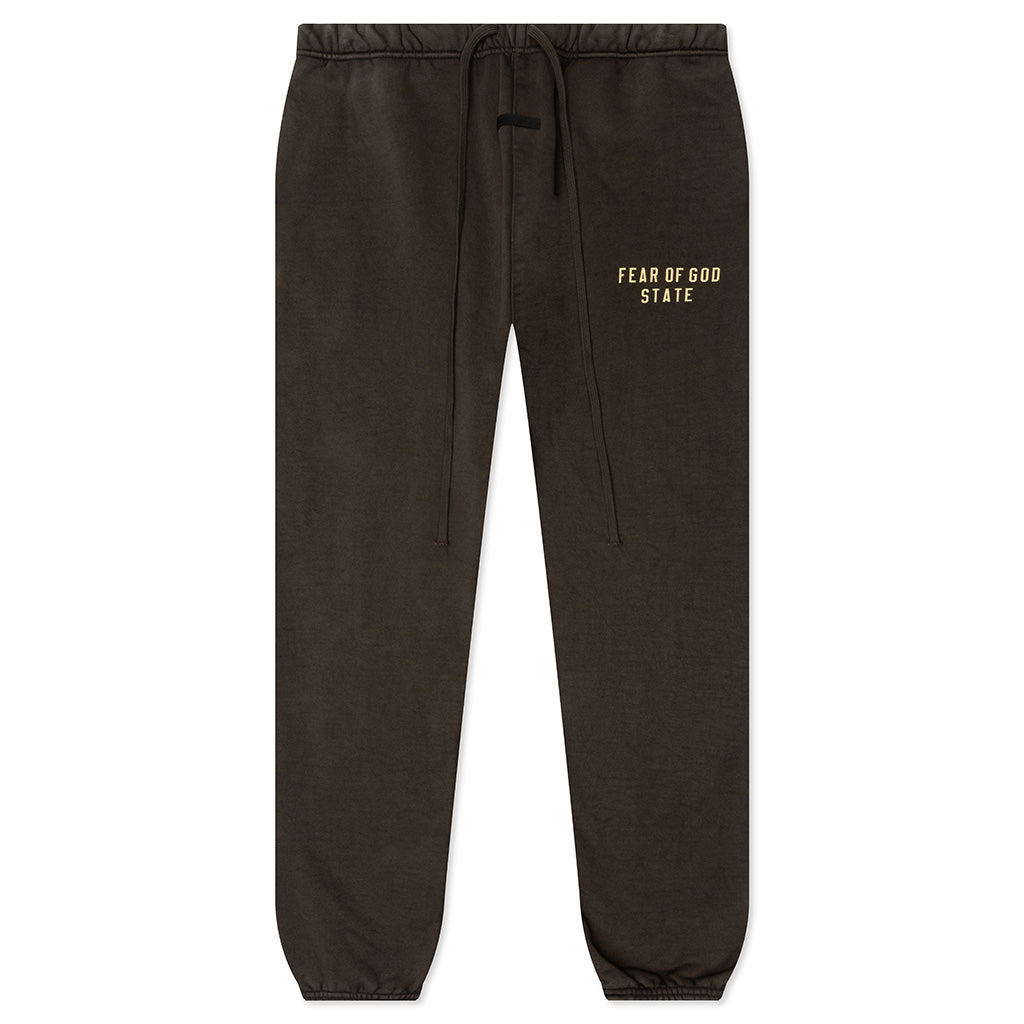 Heavy Fleece Essential Sweatpant - Brown