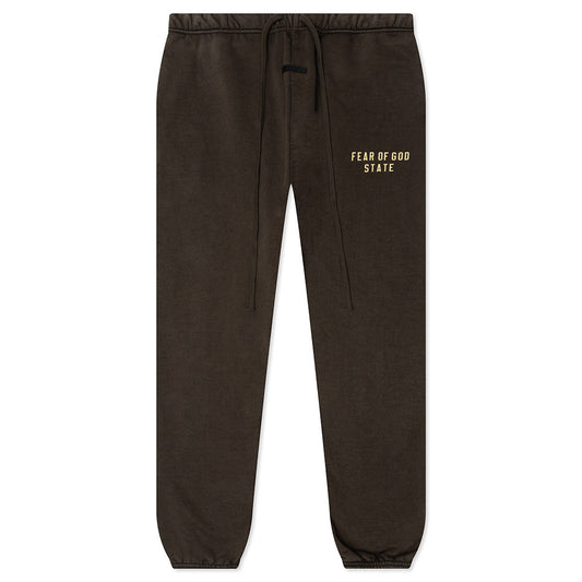 Heavy Fleece Essential Sweatpant - Brown