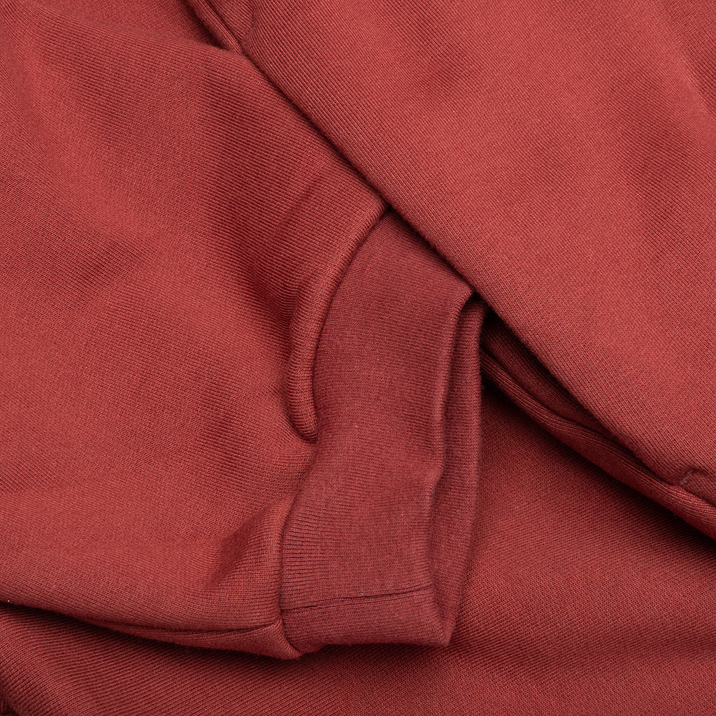 Heavy Fleece Fullzip Hoodie - Crimson