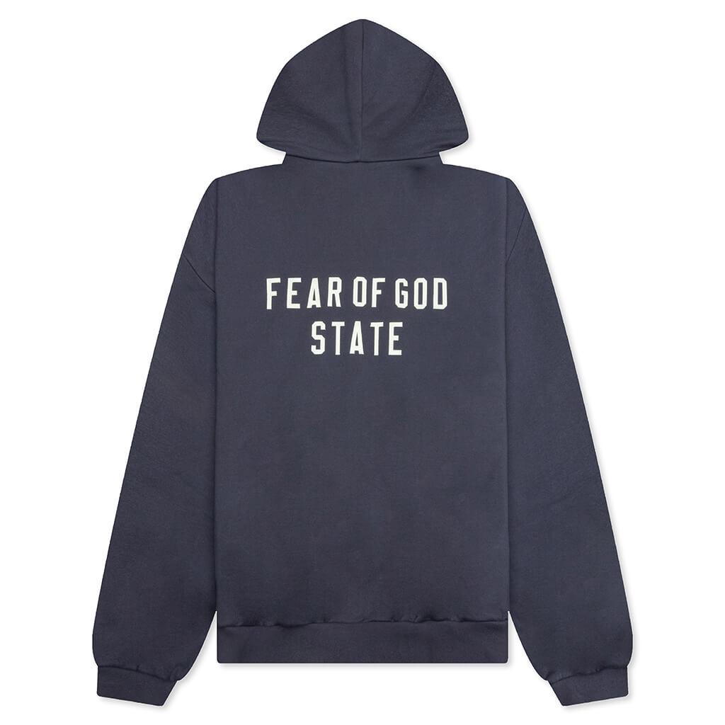 Heavy Fleece Fullzip Hoodie - Marine