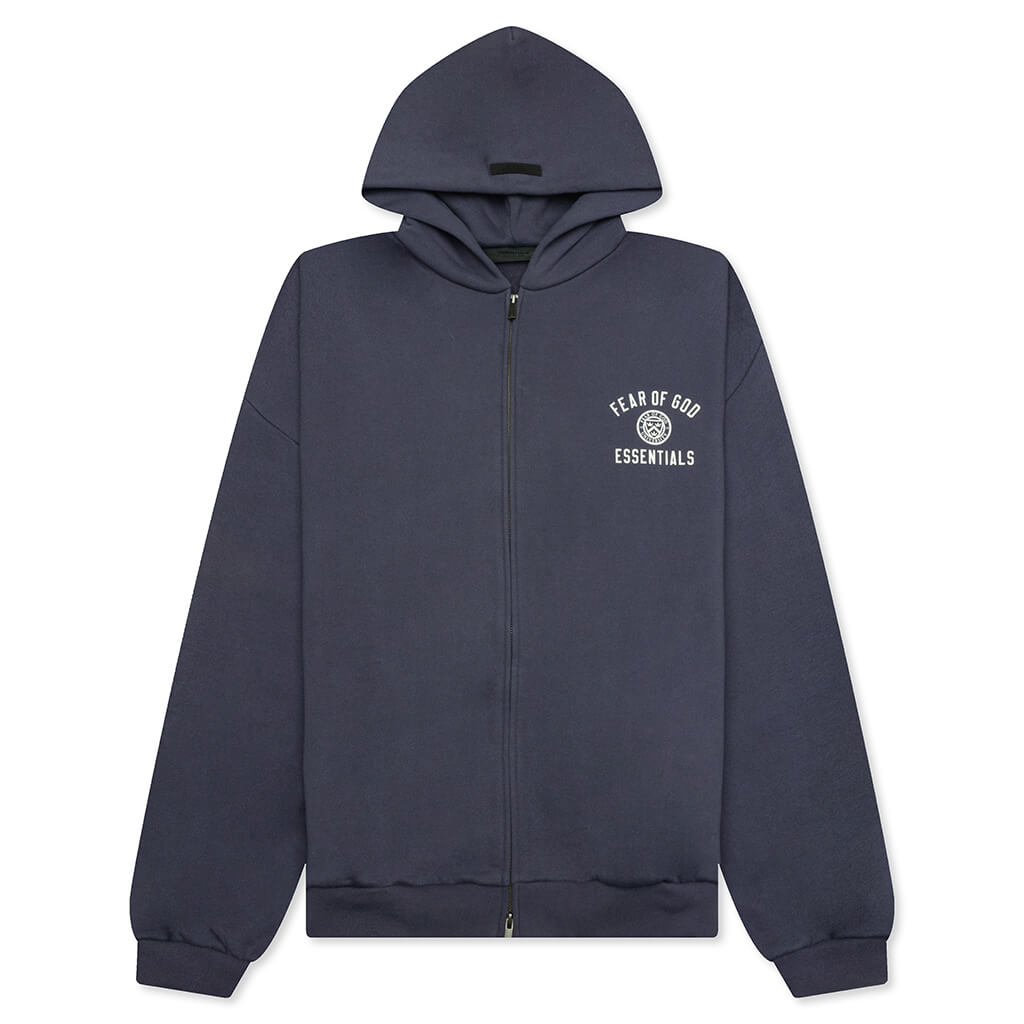 Heavy Fleece Fullzip Hoodie - Marine