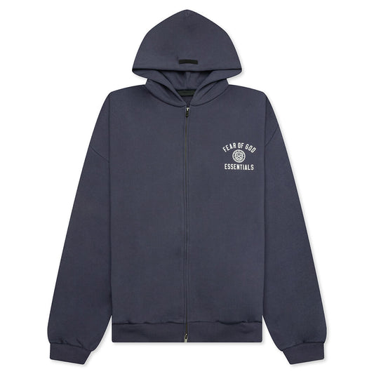 Heavy Fleece Fullzip Hoodie - Marine