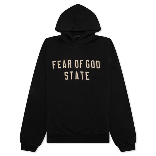 Heavy Fleece Hoodie - Black