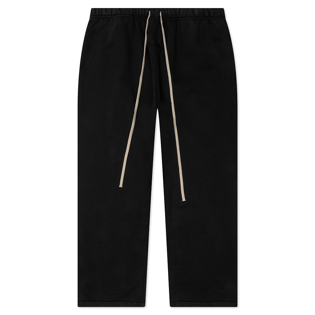 Heavy Fleece Relaxed Sweatpant - Black