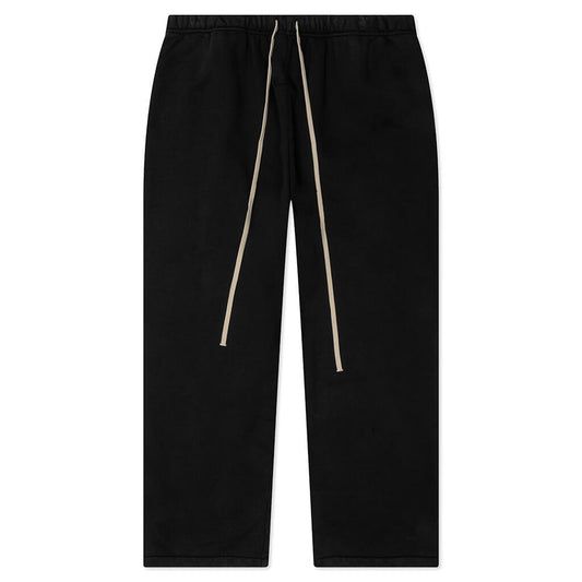 Heavy Fleece Relaxed Sweatpant - Black