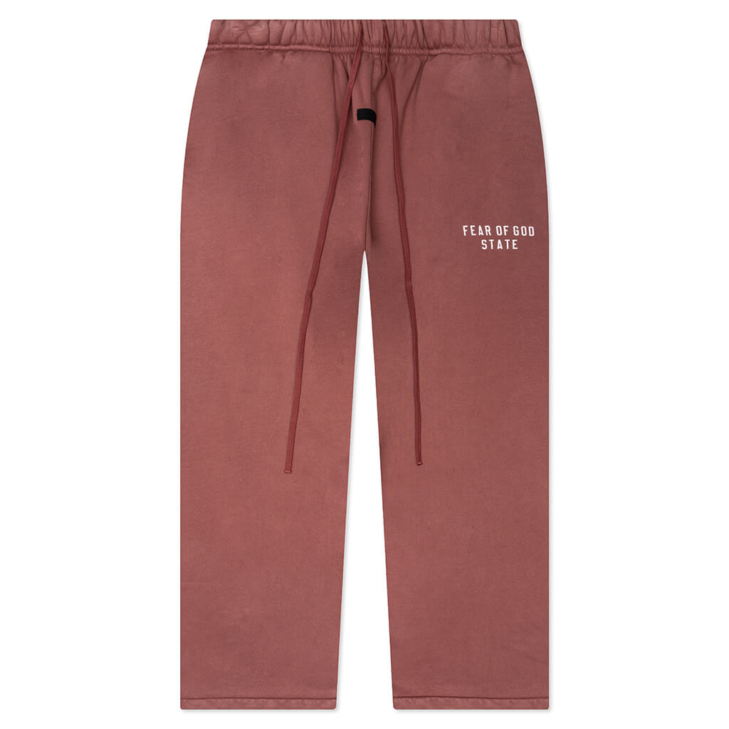 Heavy Fleece Relaxed Sweatpant - Crimson