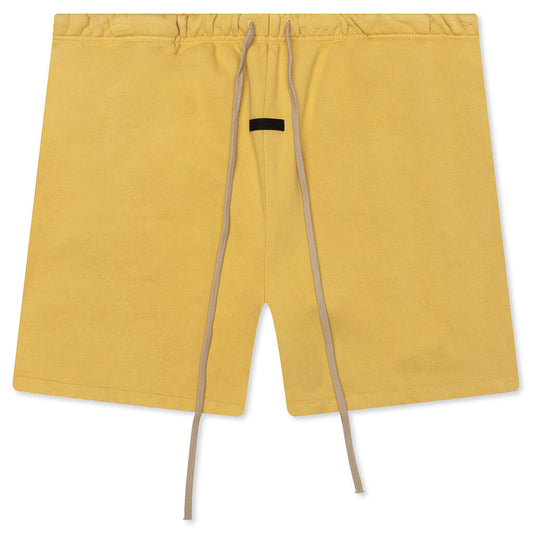 Heavy Fleece Soccer Short - Amber