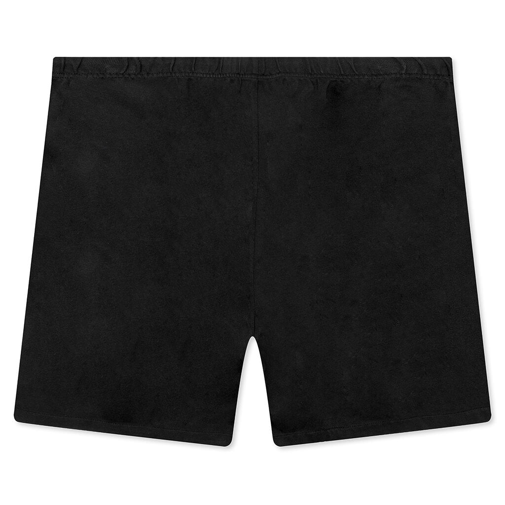 Heavy Fleece Soccer Short - Black