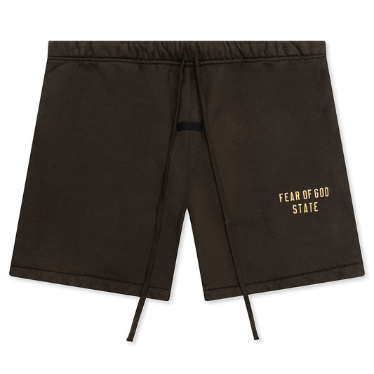 Heavy Fleece Soccer Short - Brown