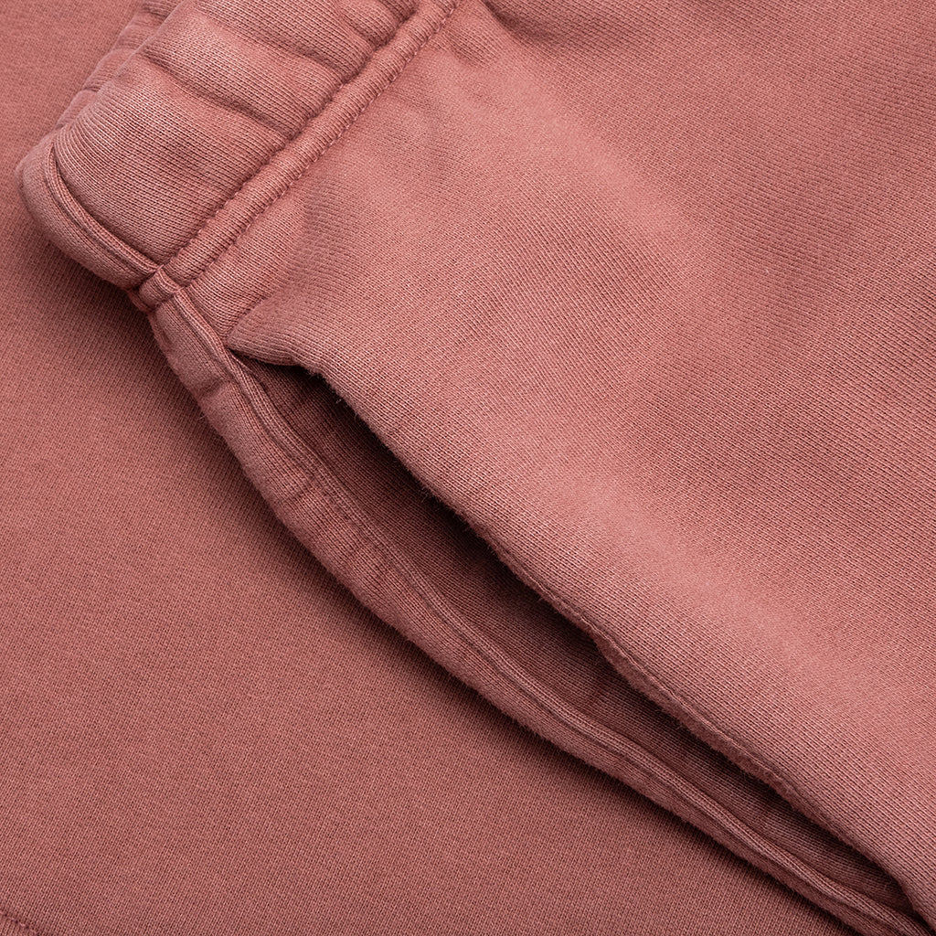 Heavy Fleece Soccer Short - Crimson
