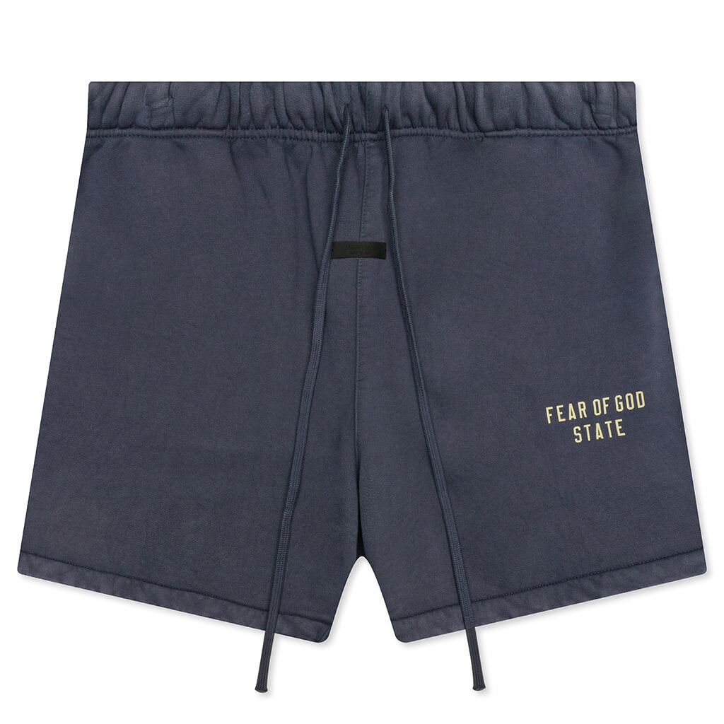 Heavy Fleece Soccer Short - Marine