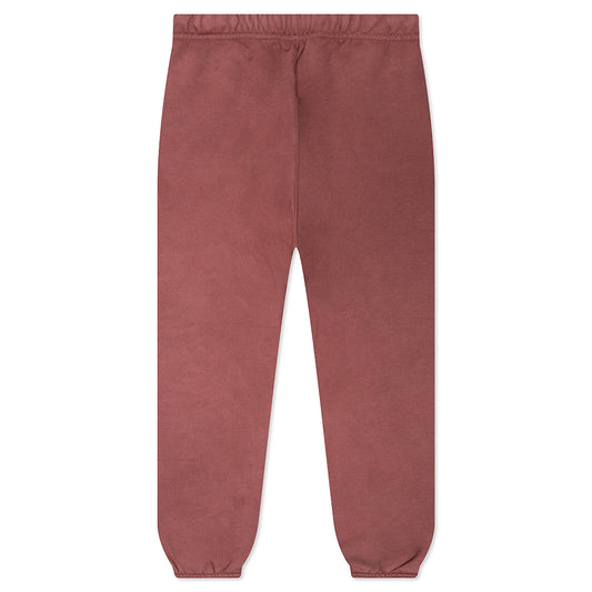 Heavy Fleece Sweatpant - Crimson