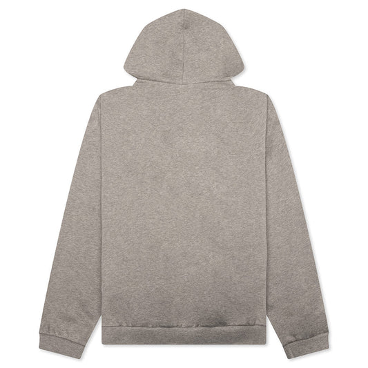 Heavy Fleece Vintage Shrunken Hoodie - Heather Gray