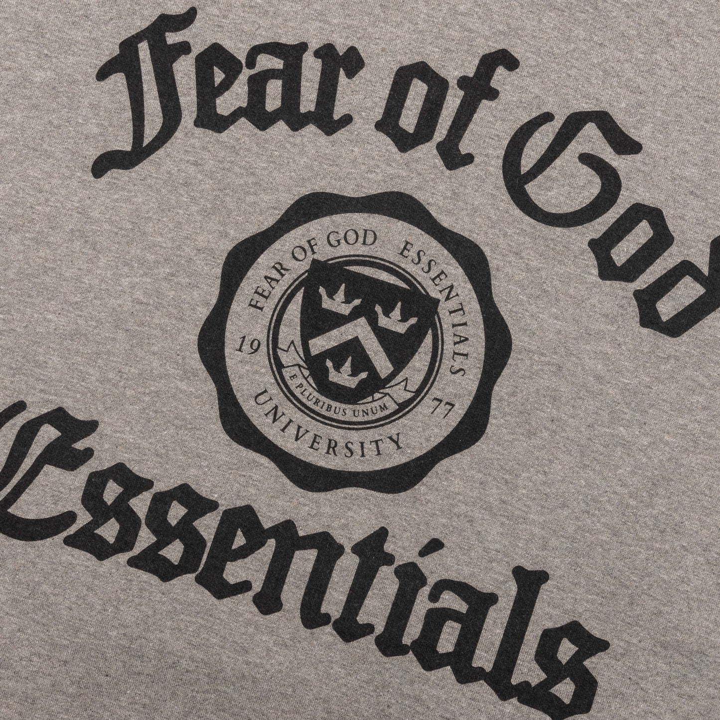 Heavy Fleece Vintage Shrunken Hoodie - Heather Gray