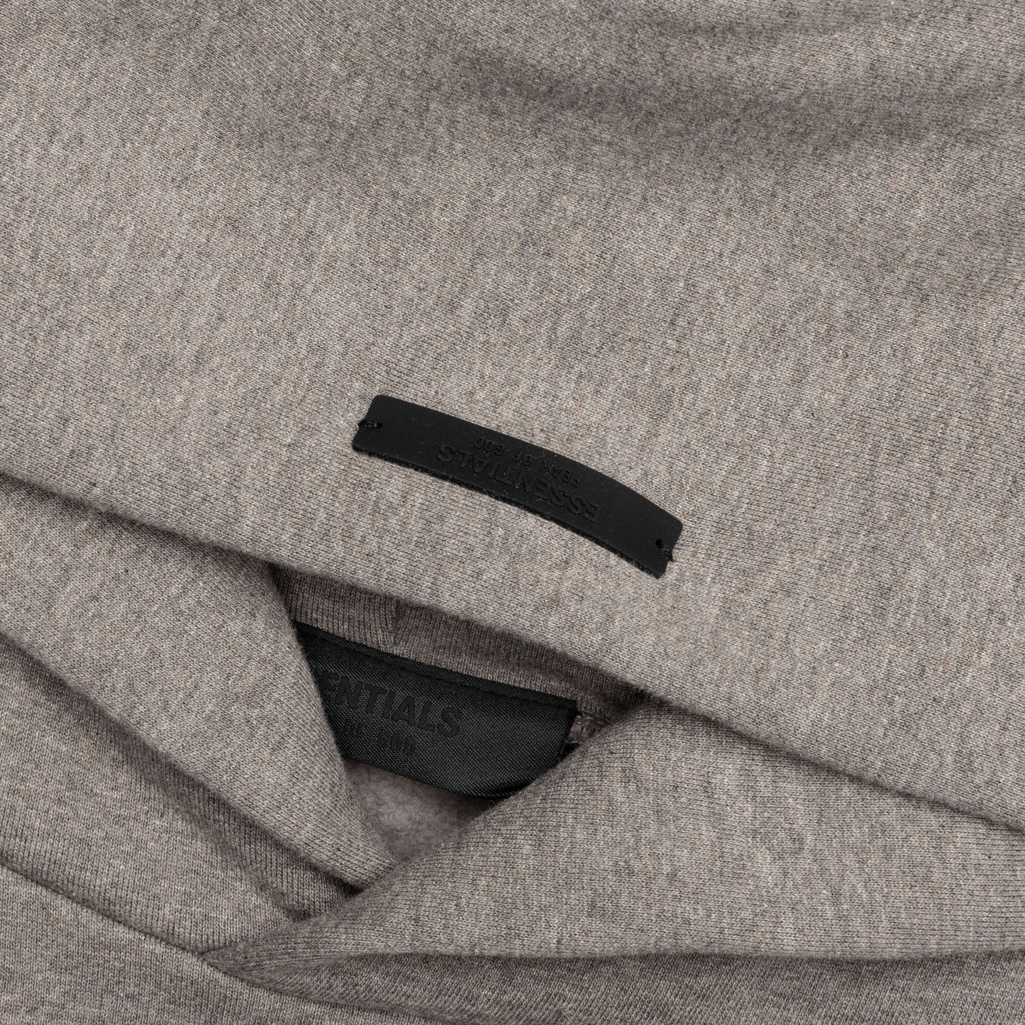 Heavy Fleece Vintage Shrunken Hoodie - Heather Gray