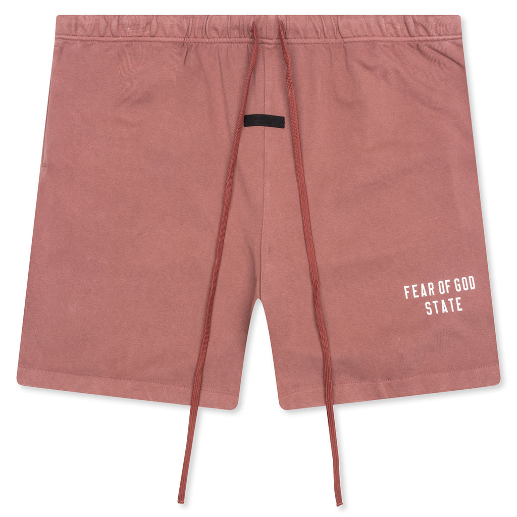 Heavy Jersey Soccer Short - Crimson