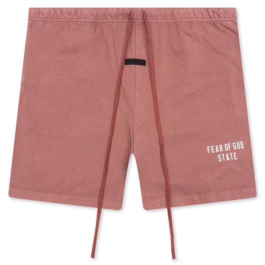 Heavy Jersey Soccer Short - Crimson