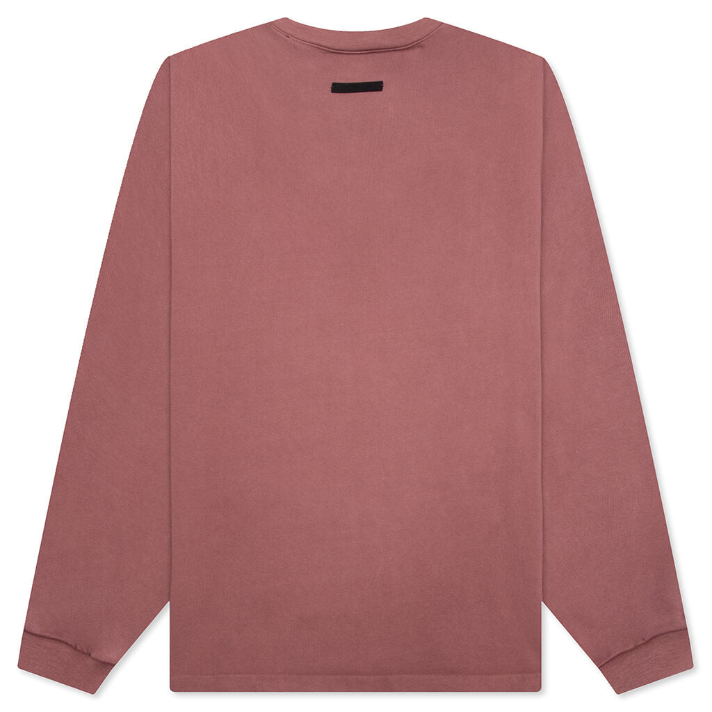 Heavy L/S Tee - Crimson