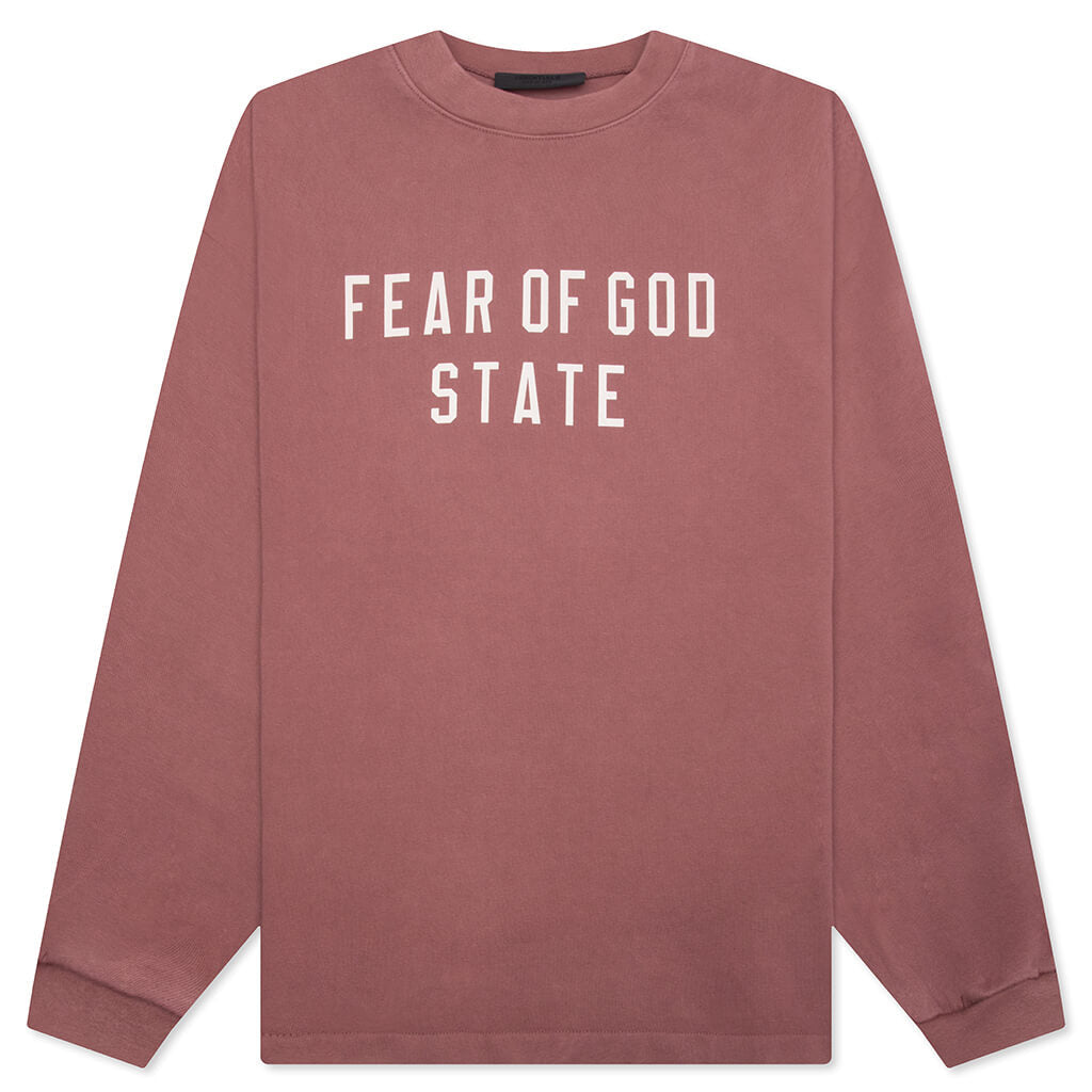 Heavy L/S Tee - Crimson