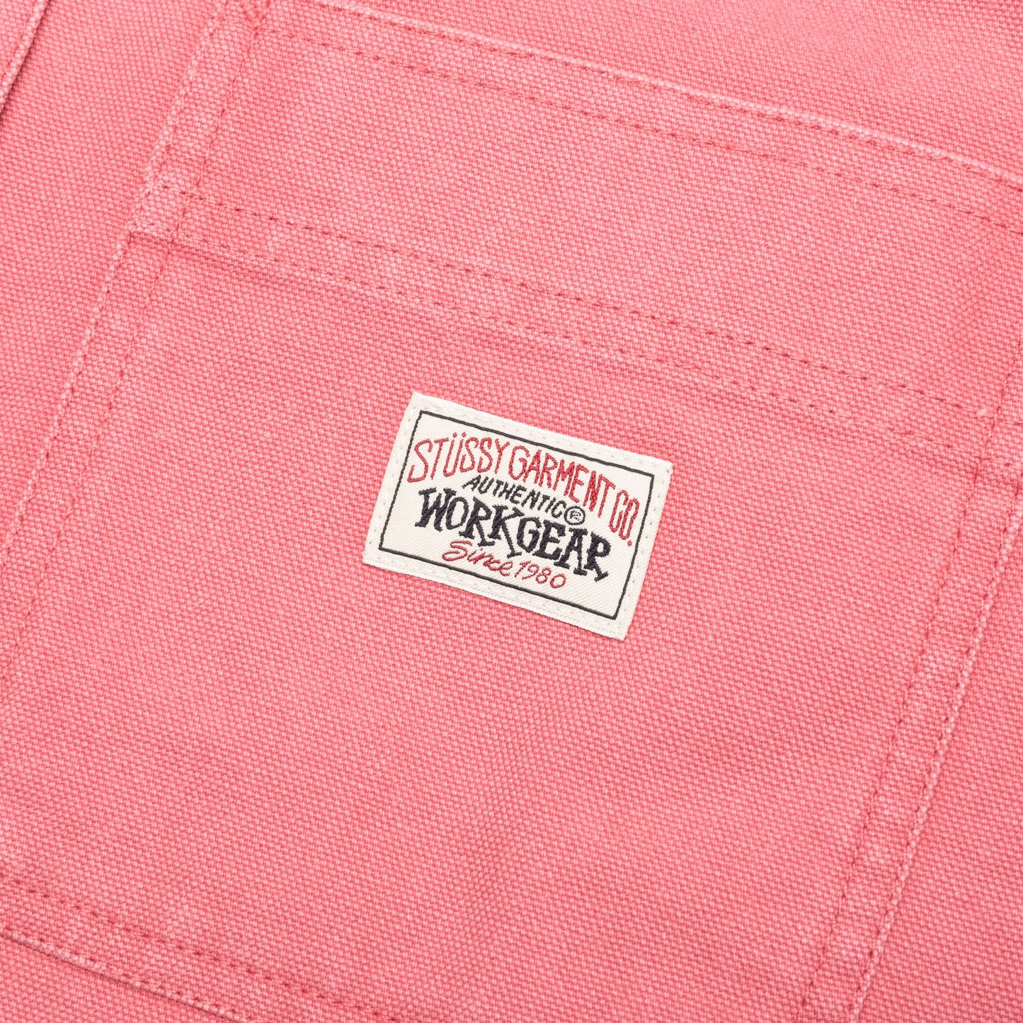 Heavy Washed Canvas Shirt - Berry
