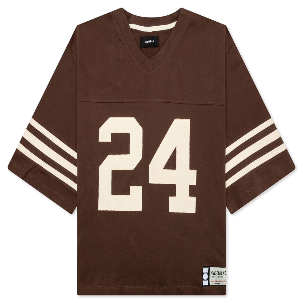 Heavy cotton 24 Football Jersey - Brown
