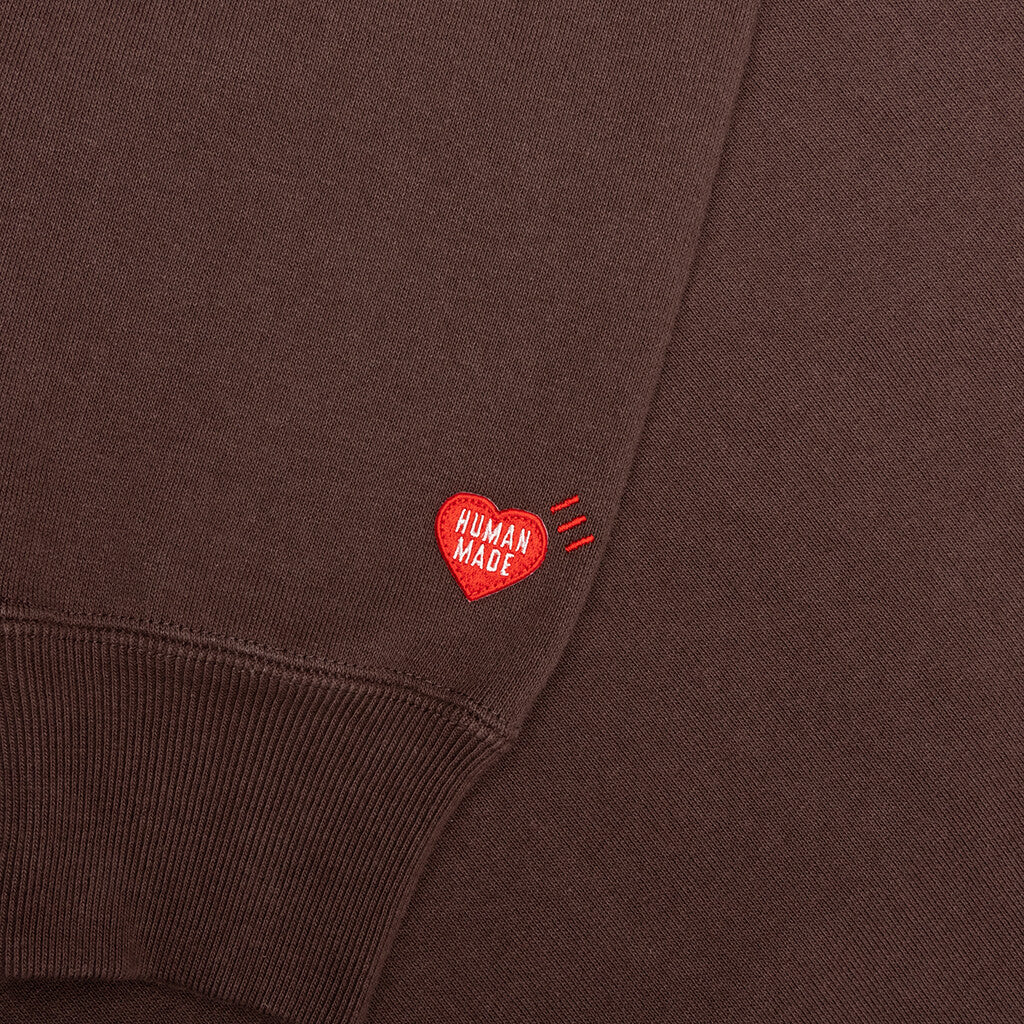 Heavyweight Hoodie - Brown