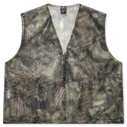 Heavyweight Mesh Bush Trek Vest - Camo