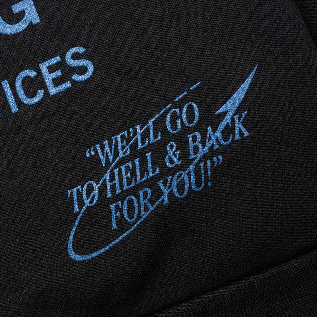 Hellhound Towing Hoodie - Black