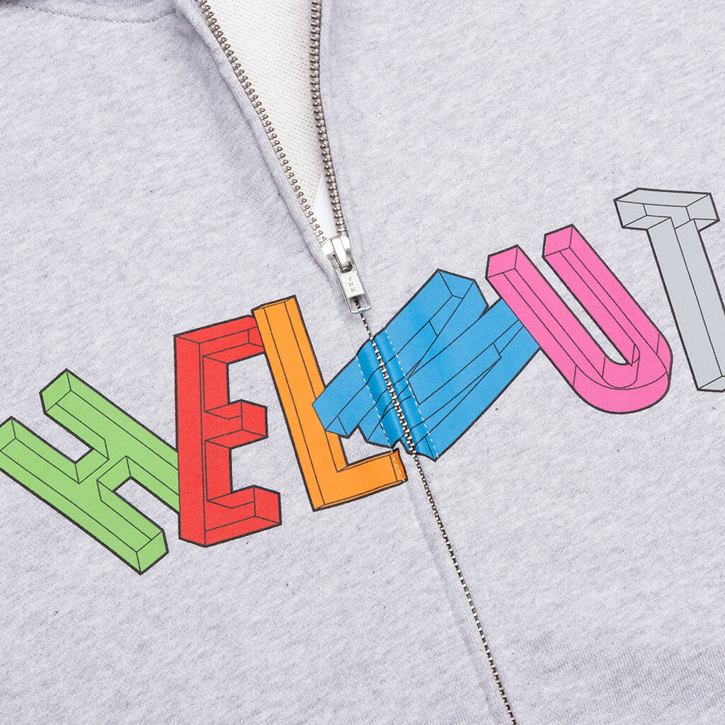 3D Zip Hoodie - Vapor Heather