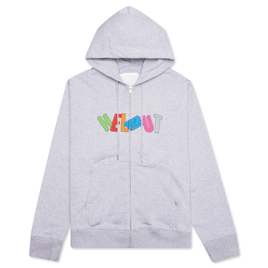 3D Zip Hoodie - Vapor Heather
