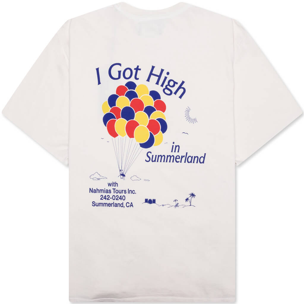 High in Summerland Boxy T-Shirt - Egg White