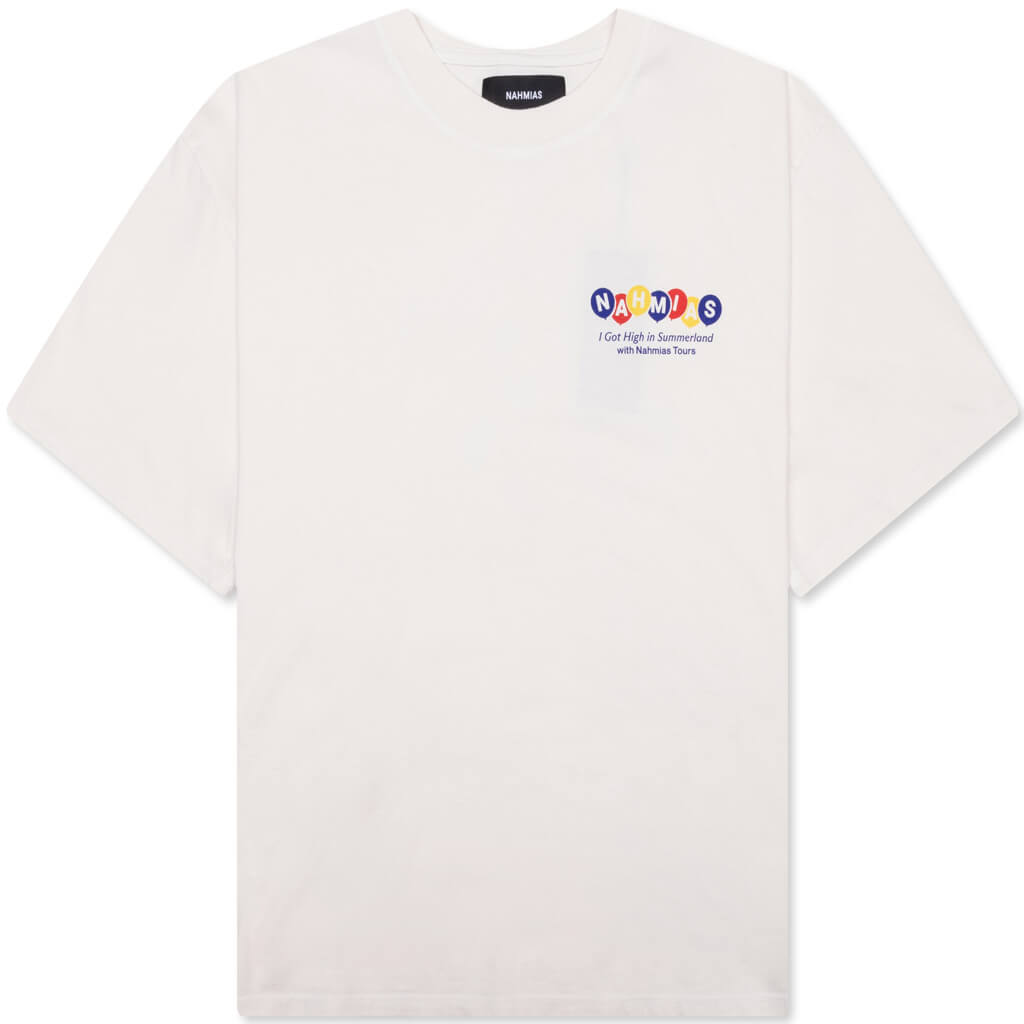 High in Summerland Boxy T-Shirt - Egg White