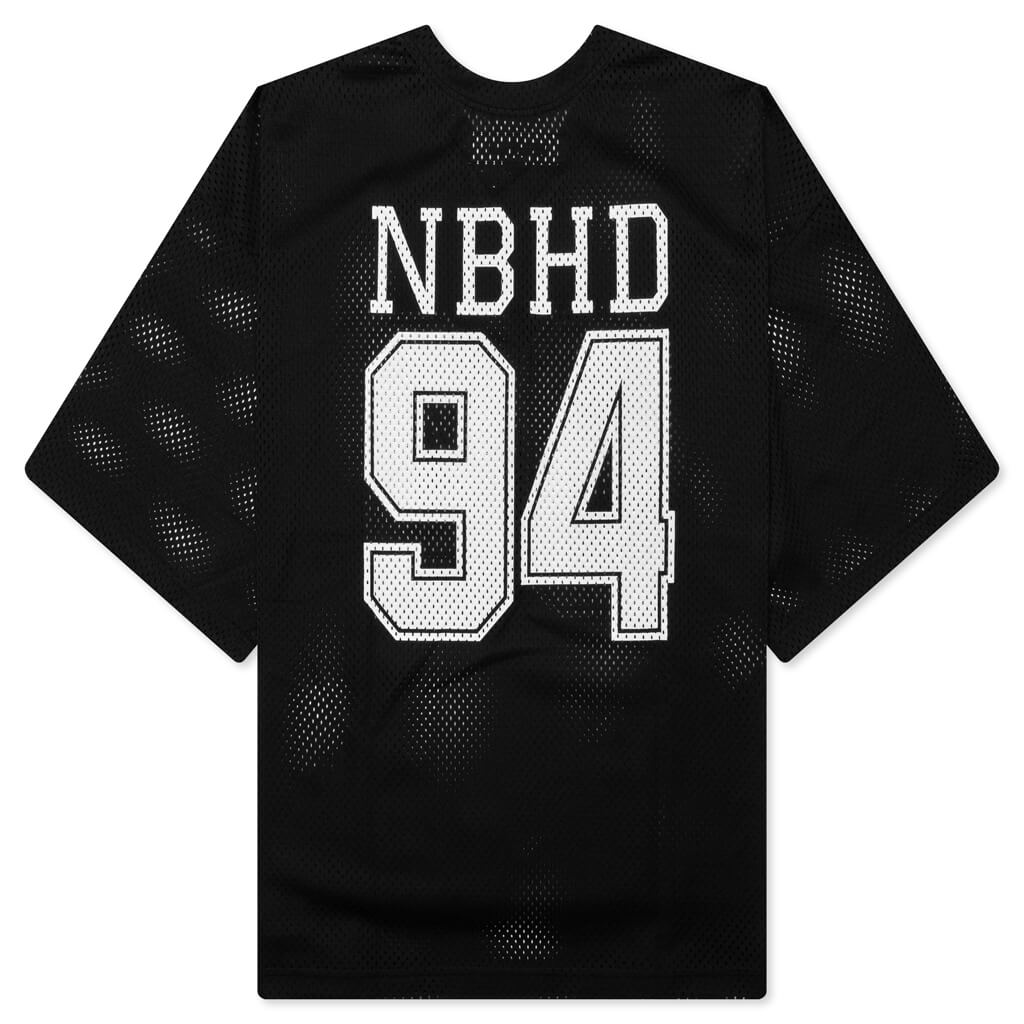 Hockey S/S V Neck - Black
