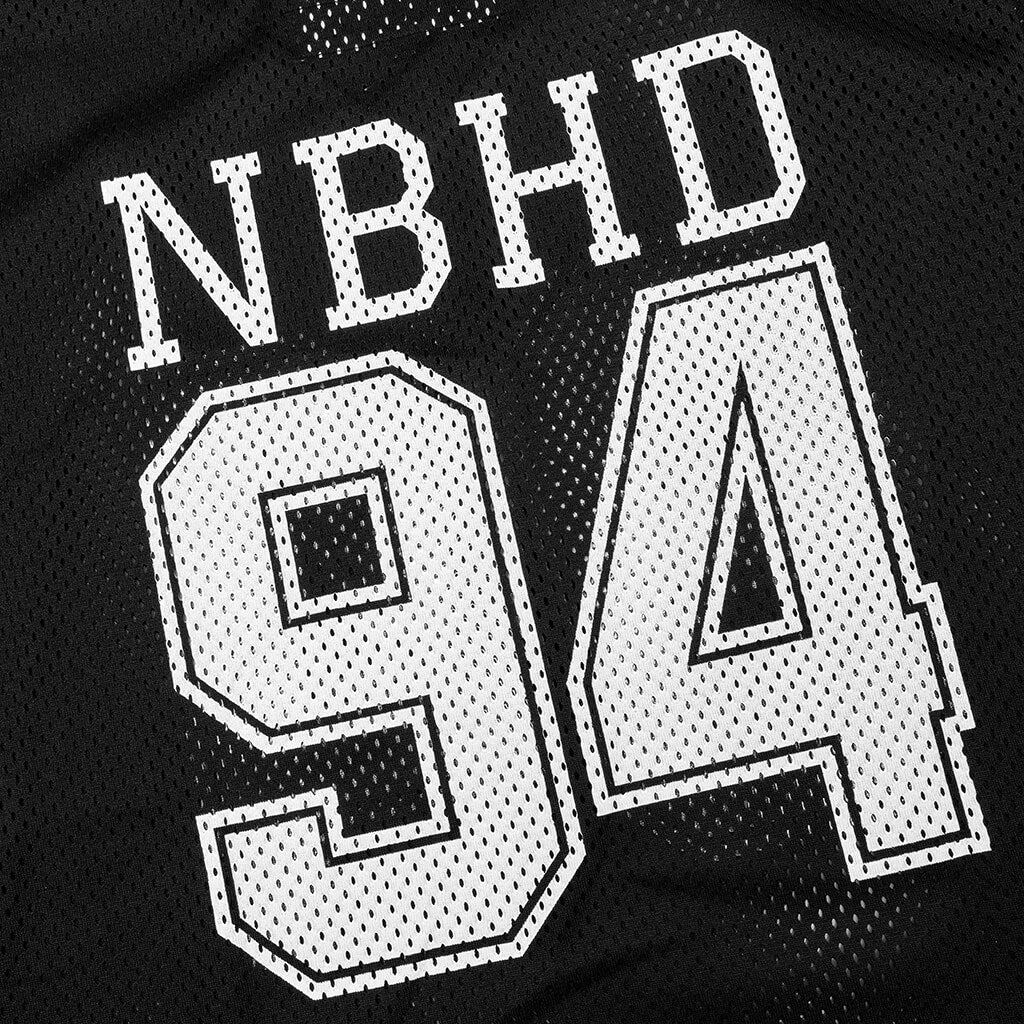 Hockey S/S V Neck - Black