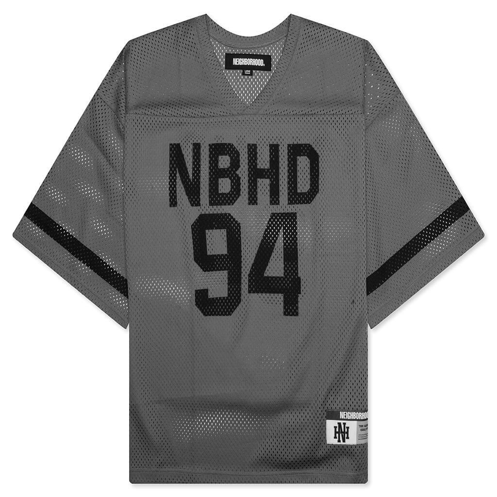 Hockey S/S V Neck Jersey - Gray