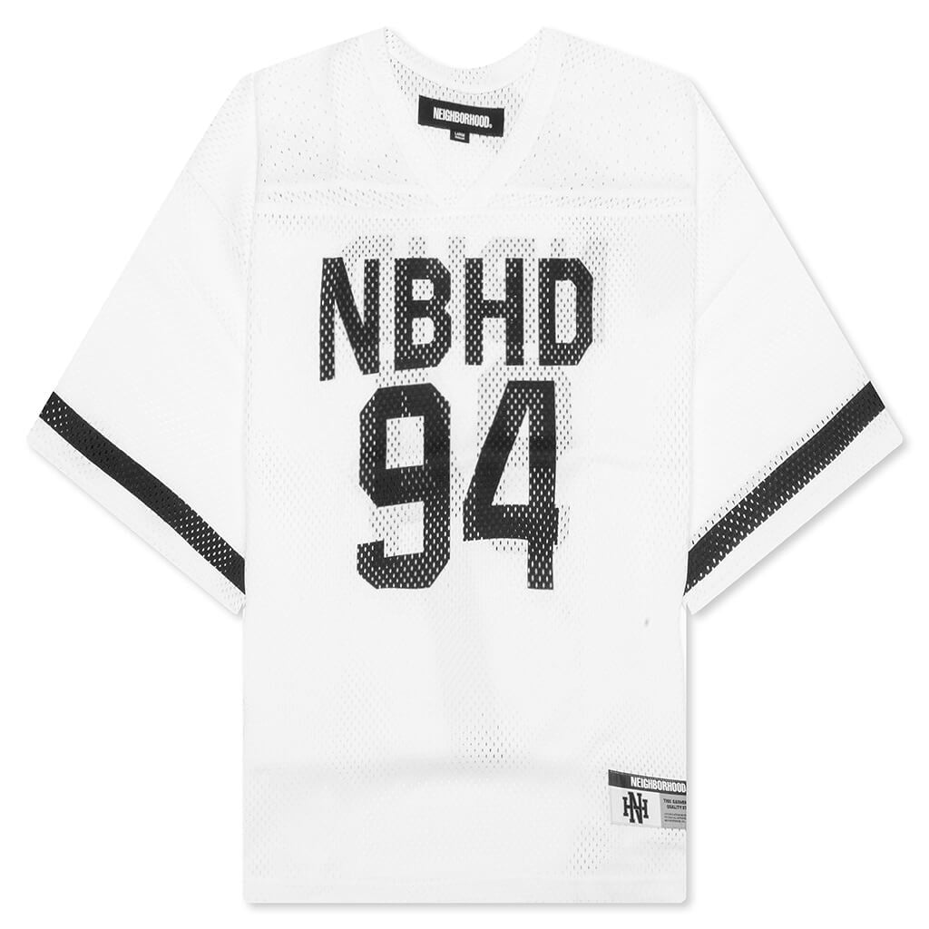 Hockey S/S V Neck Shirt - White