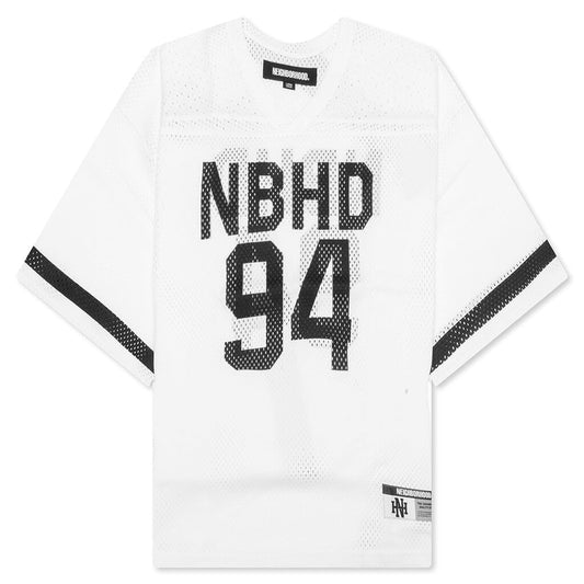 Hockey S/S V Neck Shirt - White