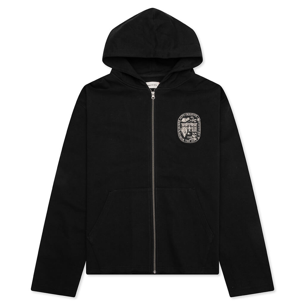 Honor Art Institute Zip Hoodie - Black