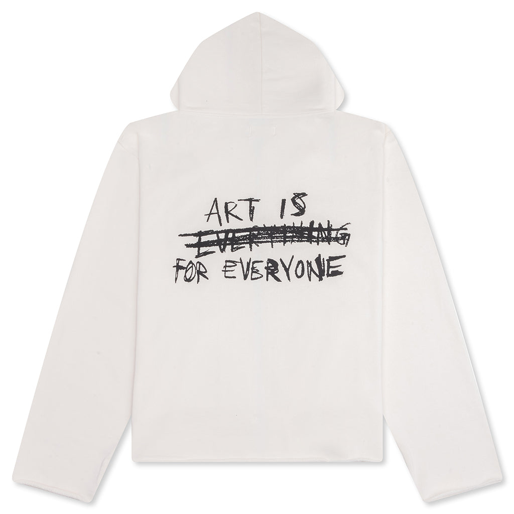 Honor Art Institute Zip Hoodie - Bone