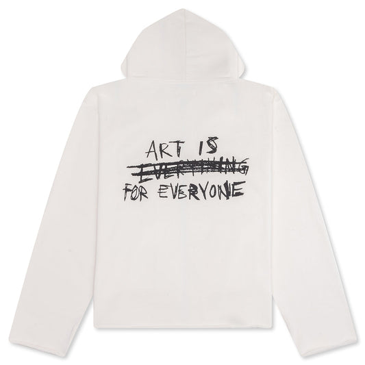 Honor Art Institute Zip Hoodie - Bone