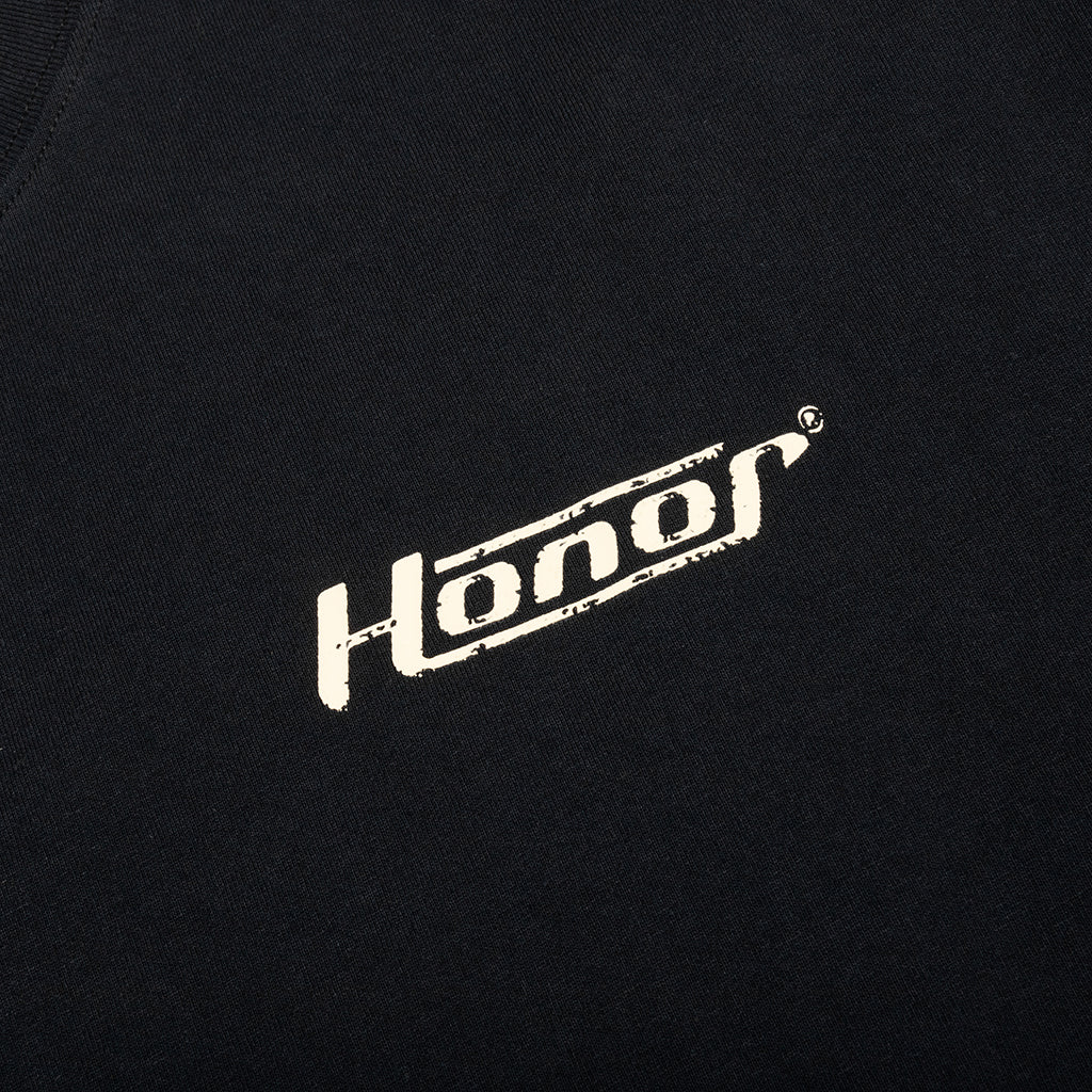 Honor Globe Logo Tee - Black