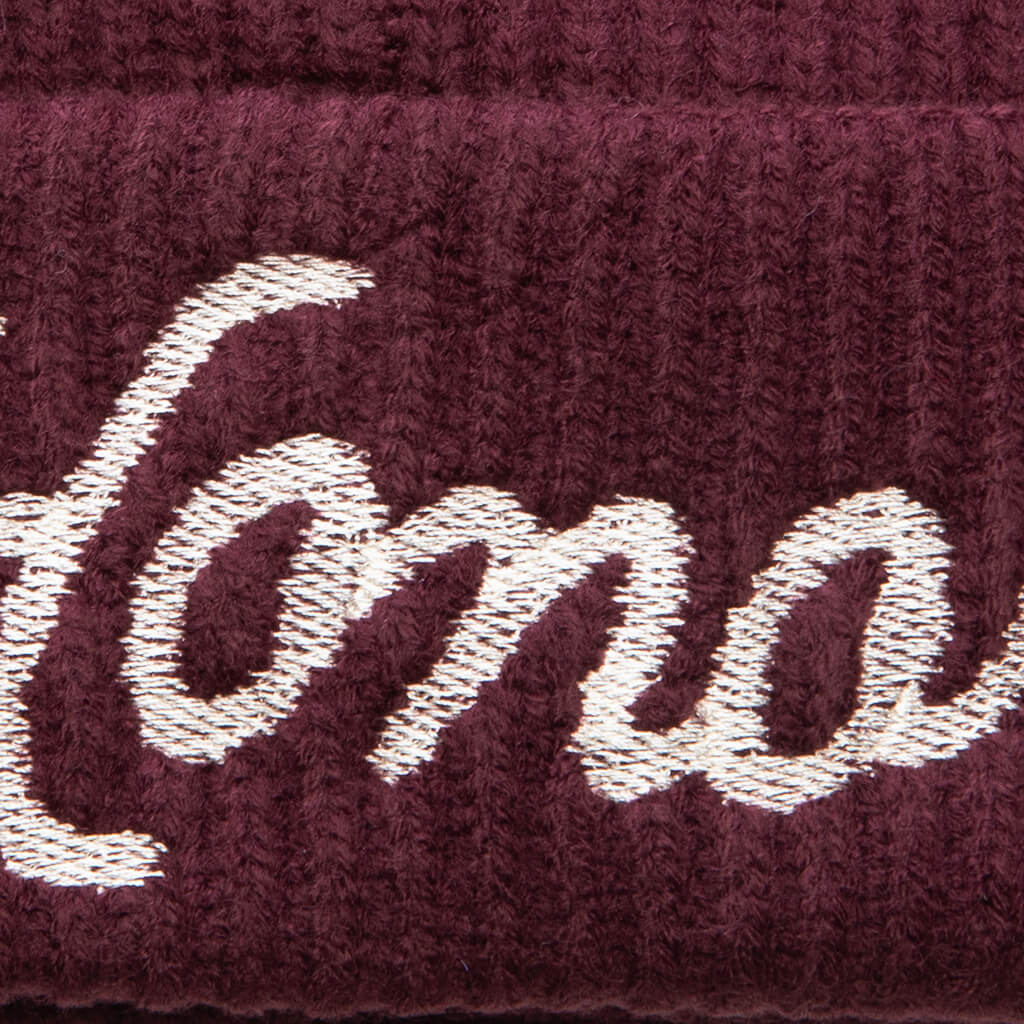 Honor Heavy Knit Beanie - Berry