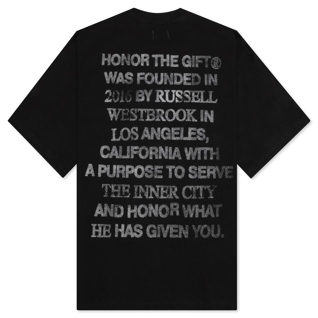 Honor The Gift 2016 S/S Tee - Black