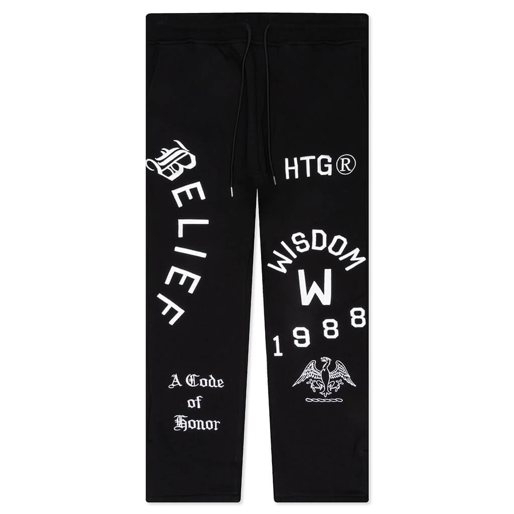Honor The Gift Belief Sweatpant - Black