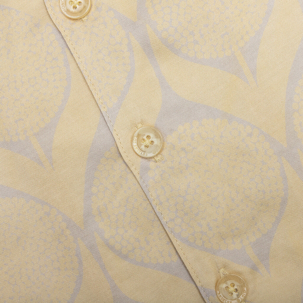 Honor The Gift Floral L/S Button Up - Cream