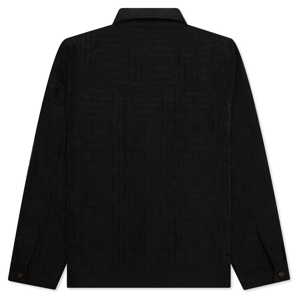 H Quilted Jacket - Black