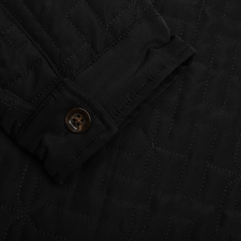 H Quilted Jacket - Black